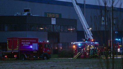Important incendie dans un bâtiment de Bolloré Logistics près de Rouen