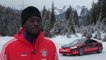 Bayern's Alphonso Davies and Jamal Muisala interview at Audi drifting session