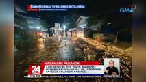Ilang bahagi ng Bicol Region, nakaranas ng pagbaha at pagguho ng lupa; 11 indibidwal, na-rescue sa lumubog na bangka | 24 Oras