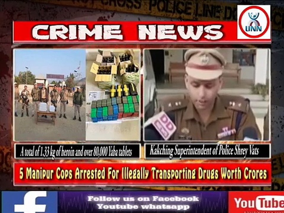 5 Manipur Cops Arrested For Illegally Transporting Drugs Worth Crores