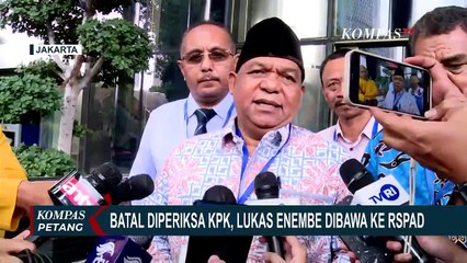 Batal Diperiksa KPK, Lukas Enembe Dibawa ke RSPAD karena Diare