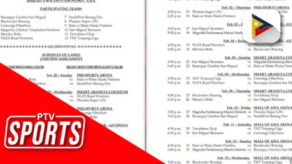 PBA, naglabas na ng schedule ng PBA Gov's Cup