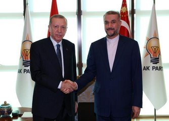 Cumhurbaşkanı Erdoğan, İran Dışişleri Bakanı Abdullahiyan'ı kabul etti