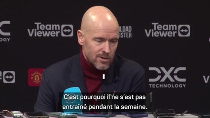 Manchester United - Ten Hag : "Martial a demandé à débuter le derby"