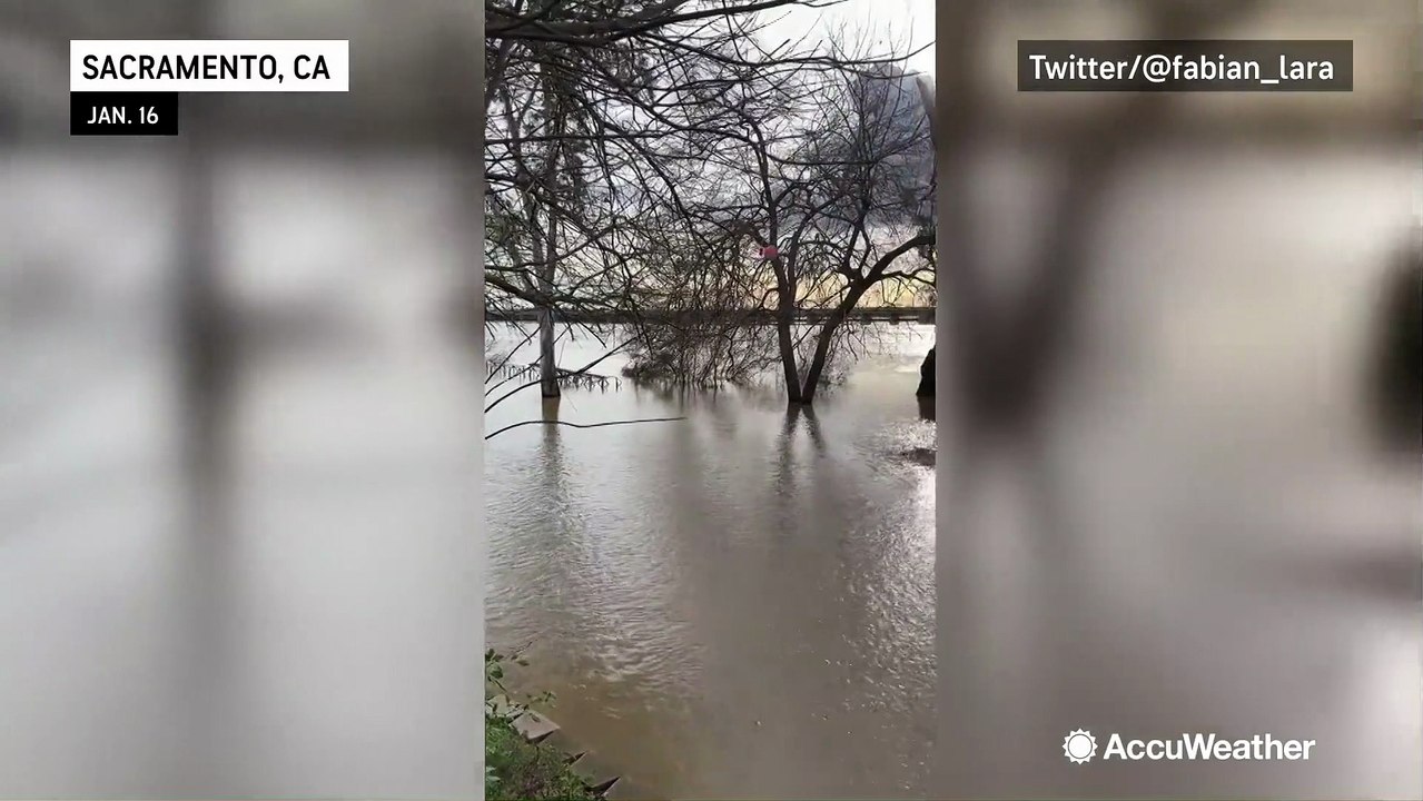 Flood waters receding
