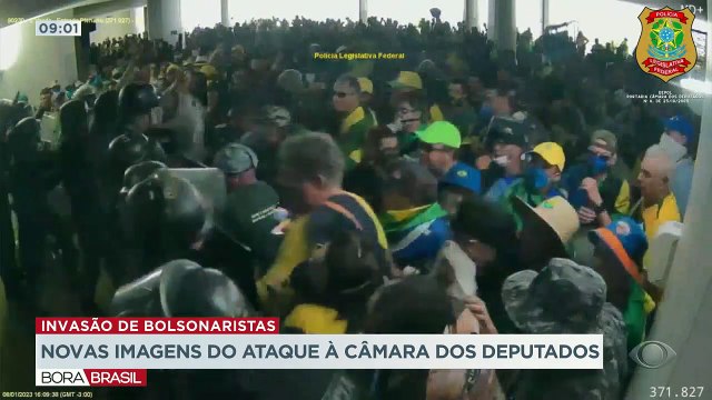 Novas imagens mostram invasão do Congresso 17/01/2023 11:11:25