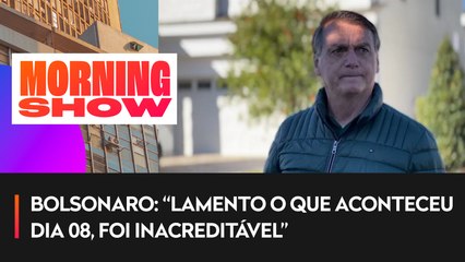 Bolsonaro conversa com apoiadores nos EUA