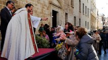 El temporal de viento no impide que Palma recupere las 'Beneïdes' de Sant Antoni