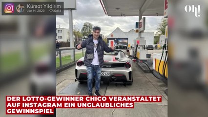 Lotto-Gewinner Chico verschenkt Teile seiner Millionen auf Instagram