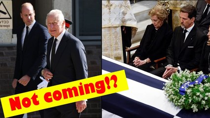 King Charles & Prince William have been criticised after they missed the funeral of Greece's last