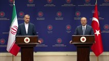İran Dışişleri Bakanı Abdullahiyan, Çavuşoğlu ile ortak basın toplantısında konuştu Açıklaması