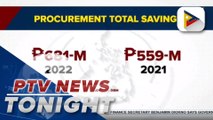 Government's total savings rose in 2022 due to 'transparent' procurement