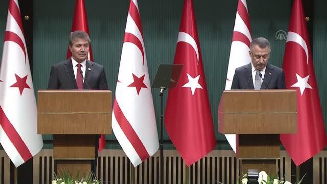 Fuat Oktay: "Denizin altından Torosların suyunu Kıbrıs Türkü kardeşlerimize ulaştırdığımız gibi şimdi de kablo ile elektrik temini projesini...