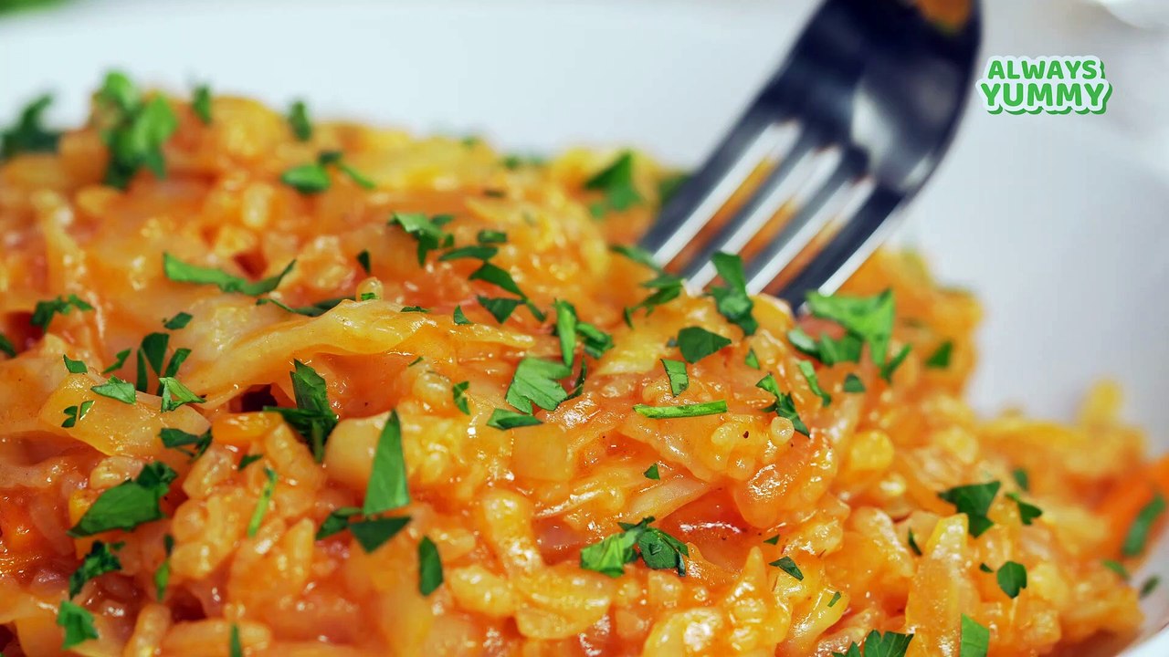 Greek Cabbage with Rice – Lahanorizo | Λαχανόρυζο. Recipe by Always Yummy!