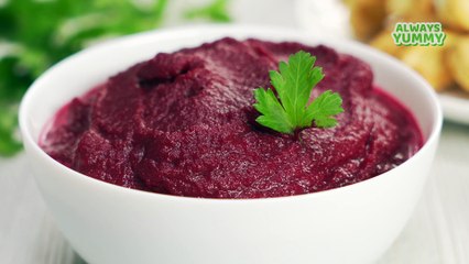 Roasted Beet Dip. Recipe by Always Yummy!