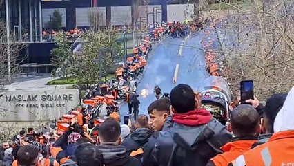 TrendyolGo kuryelerinden Ankara, İstanbul ve İzmir’de eylem: "Direne direne kazanacağız, sefalet zammını reddediyoruz!"