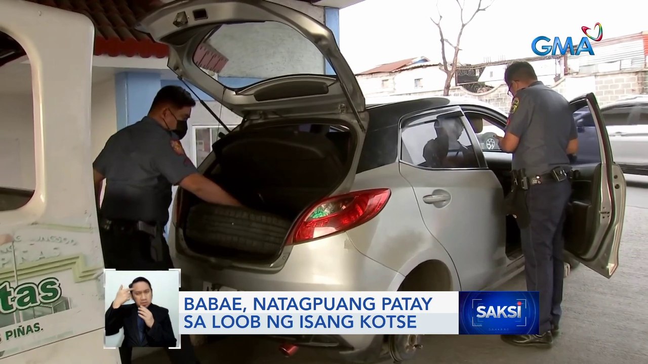 Babae, natagpuang patay sa loob ng isang kotse | Saksi
