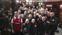 Bristol Rovers players and coaching staff shave their heads in support of teammate with cancer