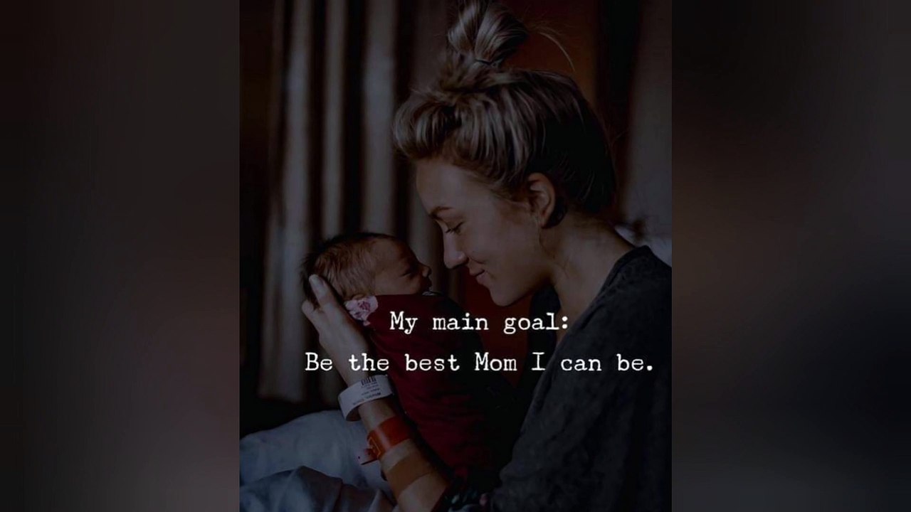 My main goal, Be the best Mom I can be #mother...