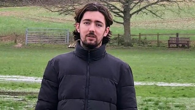 Flooding at East Lavant, north of Chichester, West Sussex with a report from Joe Stack