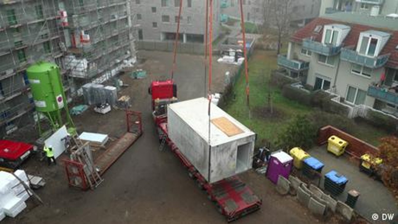 Building housing with Lego-like modules