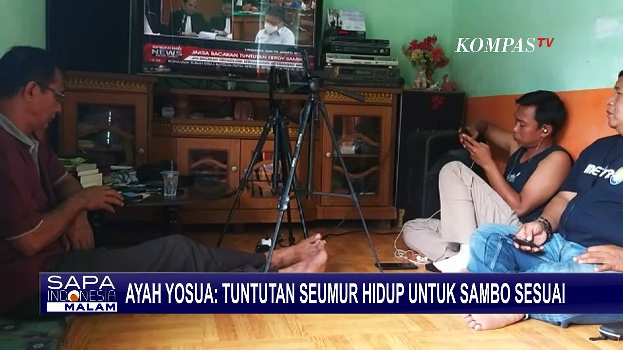Ferdy Sambo Dituntut Penjara Seumur Hidup, Ayah Yosua: Tuntutan Seumur Hidup Sudah Sesuai!