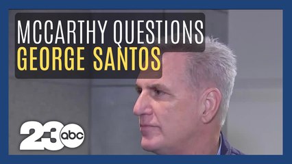 McCarthy claims that he 'always had questions' about George Santos