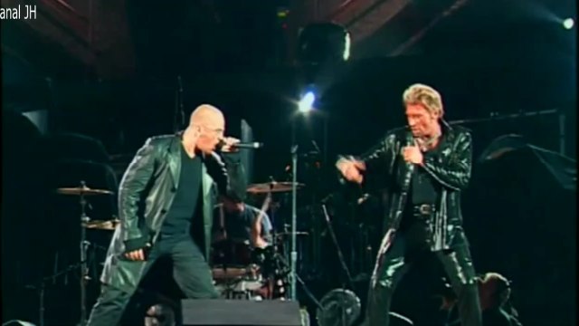 Johnny Hallyday et Pascal Obispo Rock'n'roll attitude - Stade de France 1998