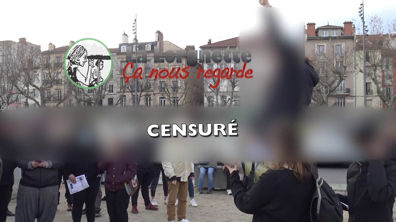 Manifestation contre la venue de Yvan Bebedetti, le Puy-en-Velay, le 7/01/23