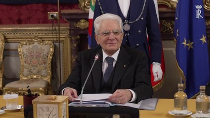 Download Video: Quirinale, Mattarella presiede il Consiglio Supremo di Difesa