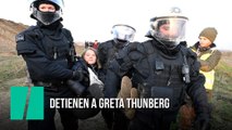 Detienen a Greta Thunberg tras participar en una protesta en Alemania