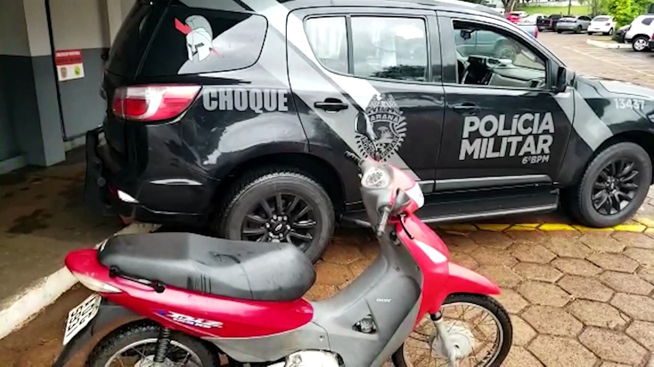 Choque recupera moto que havia sido furtada na semana passada
