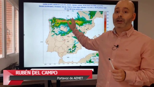 Borrasca Fien trae nevadas inusuales en cotas bajas en el norte y este peninsular