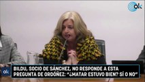 Bildu, socio de Sánchez, no responde a esta pregunta de Ordóñez: 