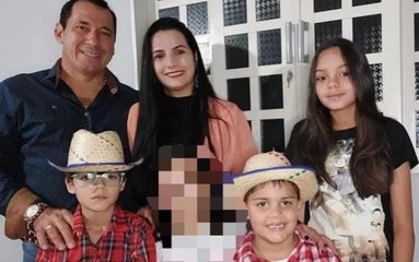 Tragédia marido mata mulher e três enteados a tiros em Goiás