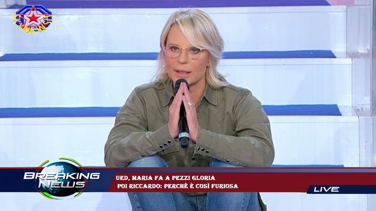 UeD, Maria fa a pezzi Gloria  poi Riccardo: perché è così furiosa