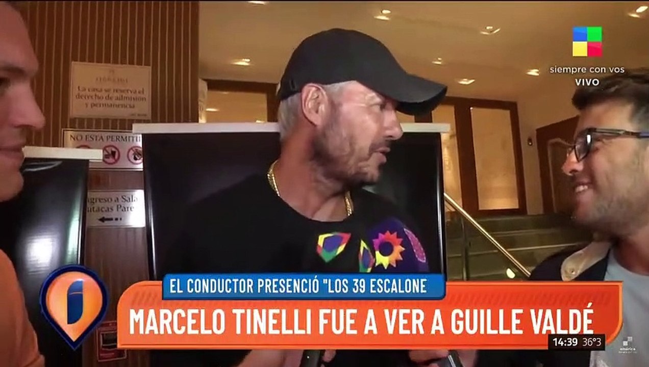 Marcelo Tinelli le respondió a Guillermina Valdés.