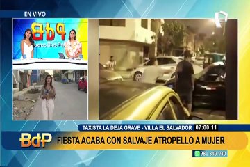 Enfrentamientos en fiesta terminan con salvaje atropello a una mujer en Villa El Salvador