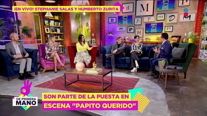 Humberto Zurita y Stephanie Salas felices de compartir escenario