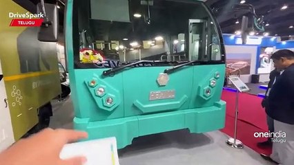 Auto Expo 2023: Hexall bubble Bus | Arun Teja | TELUGU DriveSpark