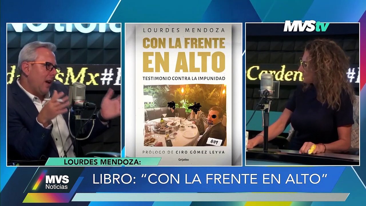Lourdes Mendoza "Con la frente en alto" en el caso Lozoya