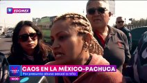 Bloquean la México-Pachuca; denuncian abuso contra menor de ocho años