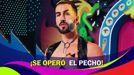 Roberto Carlo se sometió a cirugía para tener un pecho de impacto