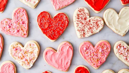 Heart Cookies Are Way Better Than Getting A Box Of Chocolates