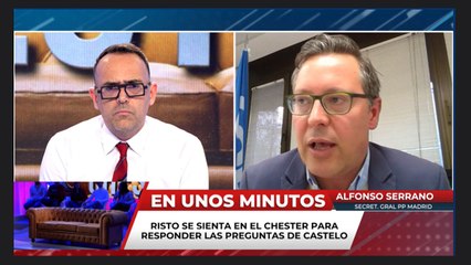 La formidable reacción de Alfonso Serrano (PP) ante la envenenada pregunta de Risto Mejide: "No voy a picar"
