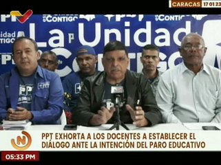 PPT invita a los docentes al diálogo ante la intención del paro educativo