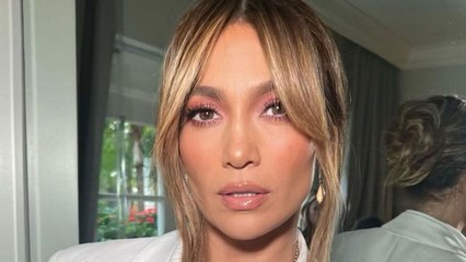 Jennifer Lopez Layered a Super-Slouchy Blazer Over an Even Slouchier Calf-Length Shirt