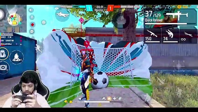 Romeo _ Amitbhai VS 4 Ultra Pro GrandMaster Players - Best Aukat Clash Squad - Garena Free Fire R.G
