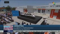 Pdte. Alberto Fernández inauguró un nuevo hospital como parte del plan de obras públicas