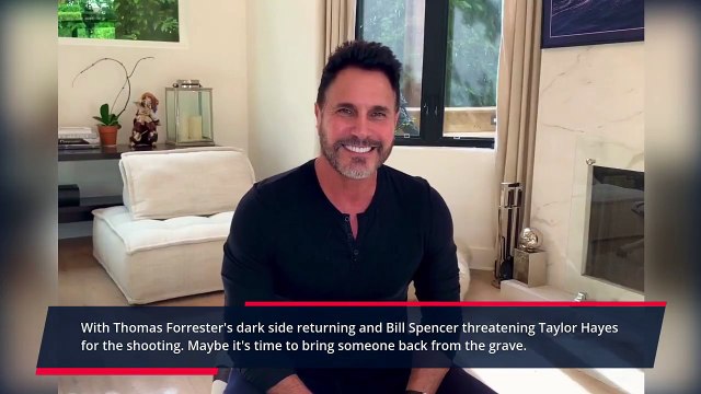Thomas's Best Friend Rises From The Grave- The Bold and The Beautiful Spoilers